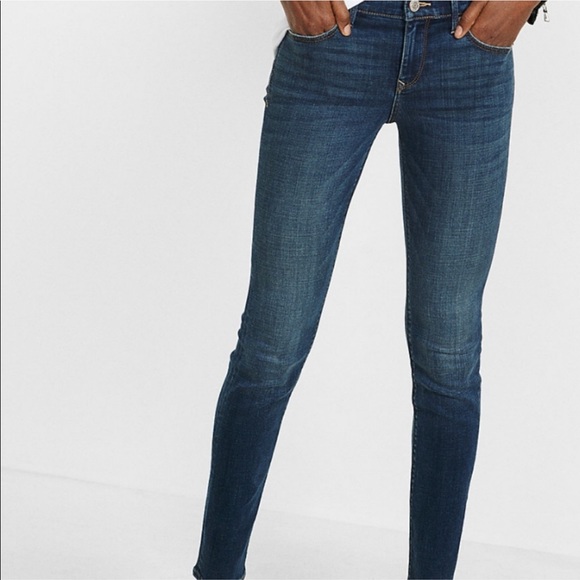 Express Denim - NWT Express Mid Rise Legging Stretch Jeans